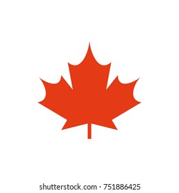 Maple Leaf Icon Symbol Canada Stock Illustration 751886425 | Shutterstock