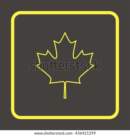 Maple Leaf - Symbol of Canada.