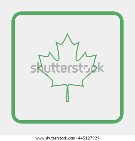 Maple Leaf - Symbol of Canada.