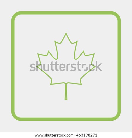 Maple Leaf - Symbol of Canada.