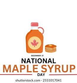 Maple Syrup Day. December 17. Vector design illustration. - Powered by Shutterstock