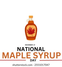 Maple Syrup Day. December 17. Vector design illustration. - Powered by Shutterstock