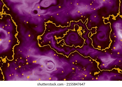 Marble Ink Gold Texture Inkscape Pattern With Maroon Color And Shade