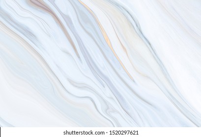 Marble rock texture blue ink pattern liquid swirl paint white dark Illustration background for do ceramic counter tile silver gray that is abstract waves for skin wall luxurious art ideas concept.