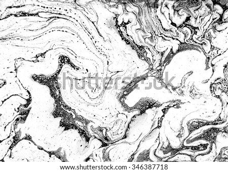 Marble Texture Abstract Background Black White Stock Illustration