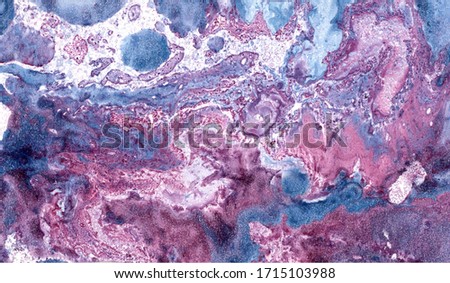 Marble texture. Abstract blots background. Hand-drawn background.