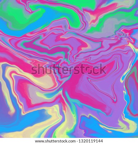Marble texture with high resolution. Suminagashi design for card, poster, banner, brochure wallpaper. Digital paper. Floating ink. Imaginative liquid abstract background. Ebru background with waves.