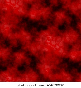 Marble tie-dye red and black clouds background