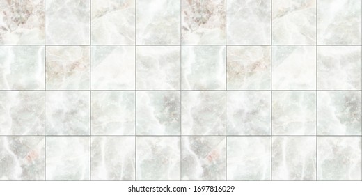 marble tiles seamless texture, 3D illustration