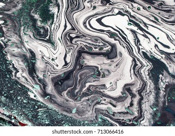 Marbled abstract background. Liquid marble pattern. Colorful marble backdrop. Golden glitter texture
