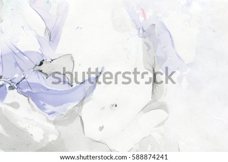 Marbled DIY blue, purple and gray paper texture. Hand made marbling vintage collection wrap paper. Packaging and fabric textile abstract design. Liquid color and water painting Stock photo © 