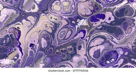 Marbleized Melted Muted Purple Seamless Tile