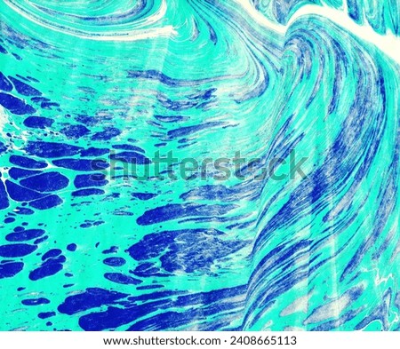 Marbling Art, Turkish art of water marbling. Imagine de stoc © 