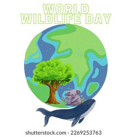 March 3 is World Wildlife Day. It is a United Nations International day to celebrate all the world's wild animals and plants . - Powered by Shutterstock