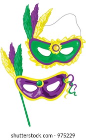 Mardi Gras Masks. Who Dat?