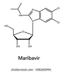 Maribavir Is An Experimental Oral Antiviral Drug Candidate For The Prevention And Treatment Of Human Cytomegalovirus (HCMV) Disease In Hematopoietic Stem Cell Or Bone Marrow Transplant Patients.