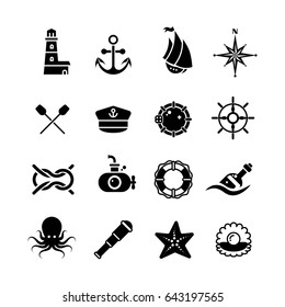 Serviette Maritime Symbole 5 Stück