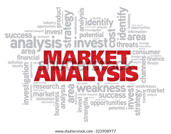 Market Analysis Word Cloud Business Concept Stock Illustration ...