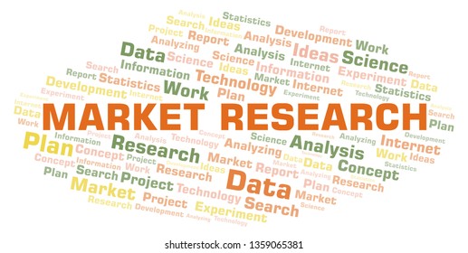 Market Research Word Cloud Stock Illustration 1359065381 | Shutterstock