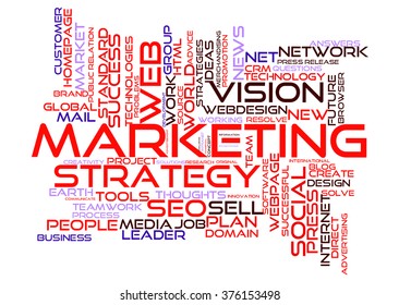 Marketing Strategy Word Cloud Stock Illustration 376153498 | Shutterstock