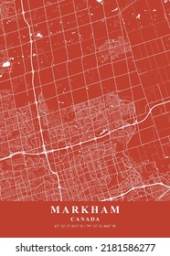 Markham - Canada Mojave Plane Map