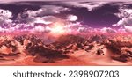 Mars, HDRI, environment map , Round panorama, spherical panorama, equidistant projection, 360 high resolution panorama, 3d rendering
