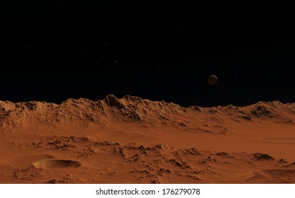 Mars Or Moon Surface