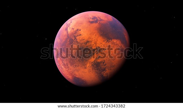 Mars planet 3d rendering black background
super high resolution science
illustration