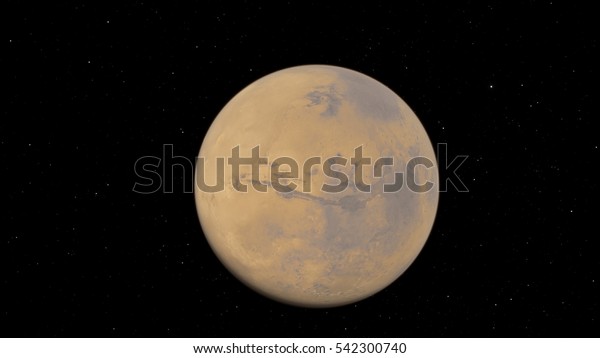 Mars planet orbital view (Elements of this image
furnished by NASA)