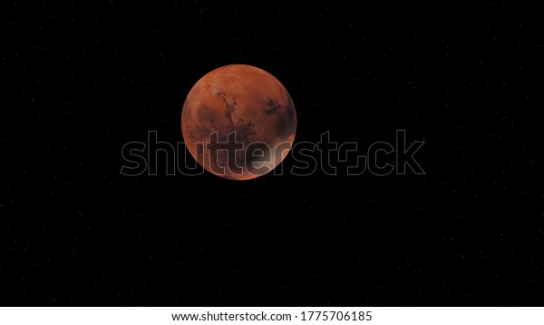 Mars Planet and space.
3d illustration