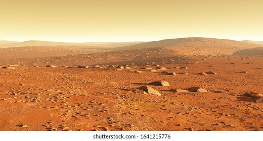 Mars Landscape Images Stock Photos Vectors Shutterstock