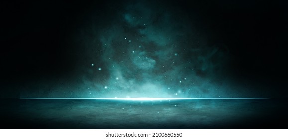 Marvelous Background With Smoke And Lighting Cinematic Smoky With Light Blue Colors Illustrative Background Wallpaper Lighting Concept For Backdrop Effect