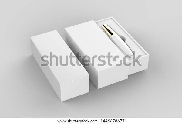 Download Mascara Tube White Hard Packaging Box Stock Illustration 1446678677