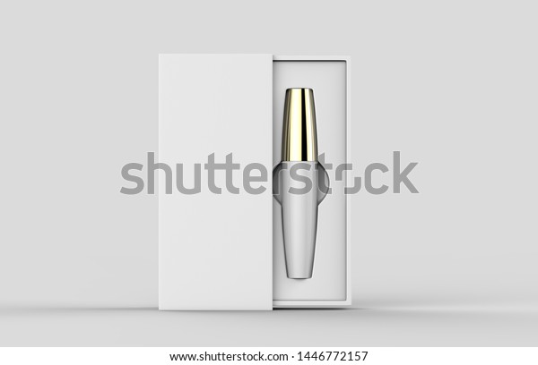 Download Mascara Tube White Hard Packaging Box Stock Illustration 1446772157