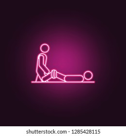 Massage  for leg icon. Element of medicine physiotherapy of legs icon for mobile concept and web apps. Thin line Massage  for leg icon can be used for web and mobile - Powered by Shutterstock