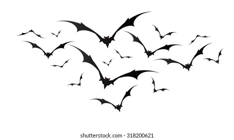 Masses Bat With White Background