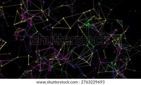 massive digital abstract background of server information transfer and communication technology communication grid