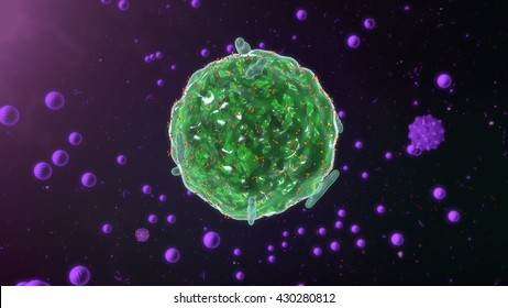 Mast Cell 3d Illustration