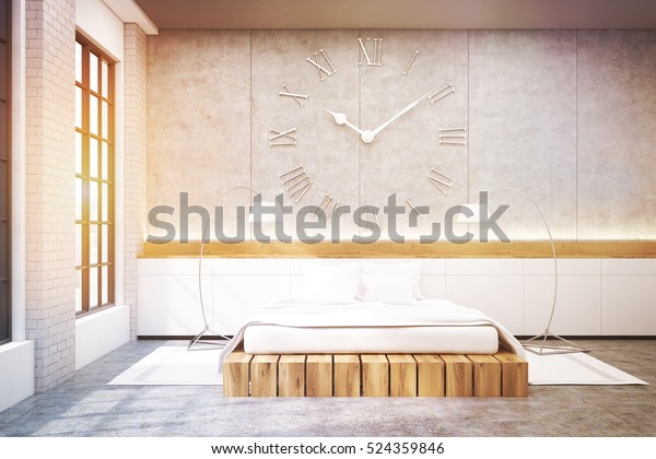 Master Bedroom Modern House There Large Royalty Free Stock