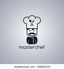 Master Chef Cartoon Logo