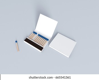 Matches Book Mockup 3d Rendering