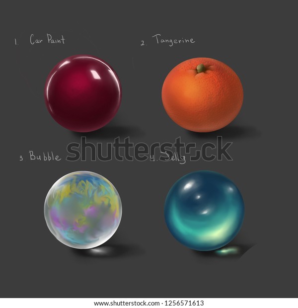 Material Study Textured
Balls