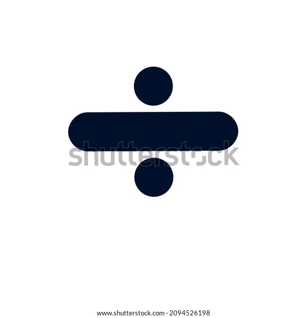 Math Sign Logo Design\
White Background
