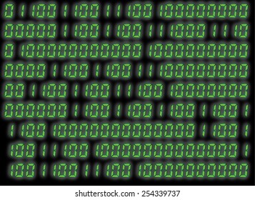matrix background zero one code