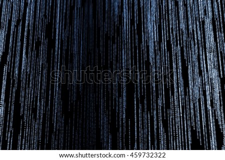 matrix bytes 3D illustration