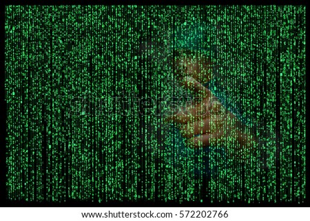 Matrix digital background