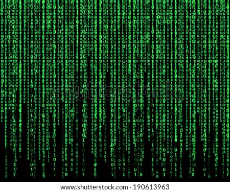 Matrix, green. 