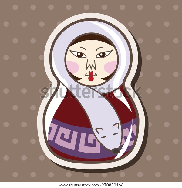 matryoshka cartoon show