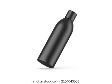 Matte Cosmetic Bottle With Cap For Liquid Soap, Gel, Lotion, Cream, Shampoo, Bath Foam And Other Cosmetics, 3d Render Illustration.