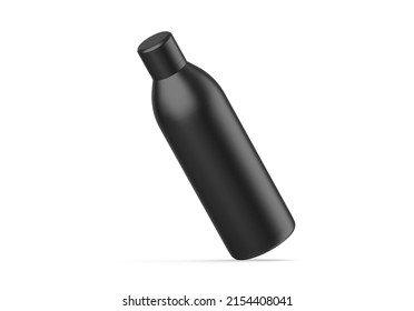 Matte Cosmetic Bottle With Cap For Liquid Soap, Gel, Lotion, Cream, Shampoo, Bath Foam And Other Cosmetics, 3d Render Illustration.